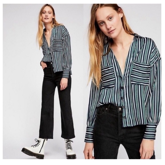 Free People Tops - Free People Mad About You Striped Top